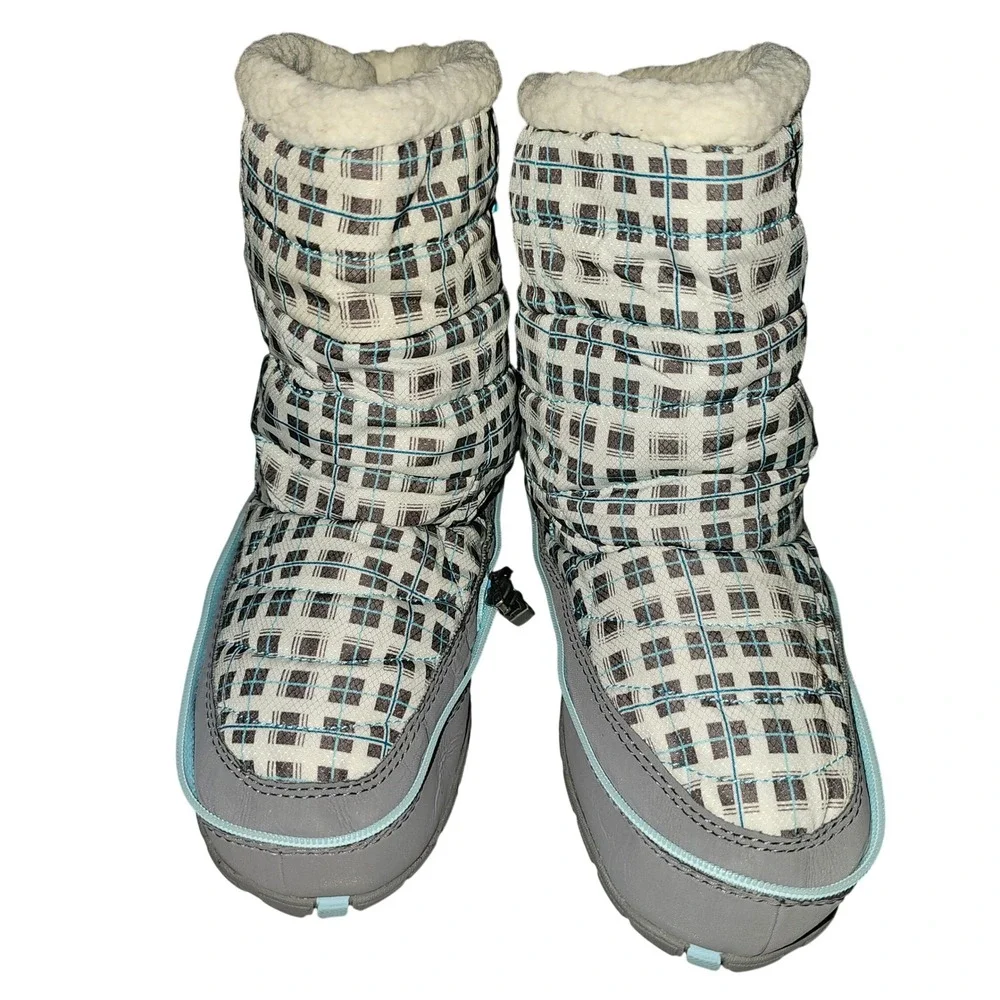 Timberland Snow Boots US 6 Plaid Waterproof PrimaLoft 400g Packable Winter‎ Camp